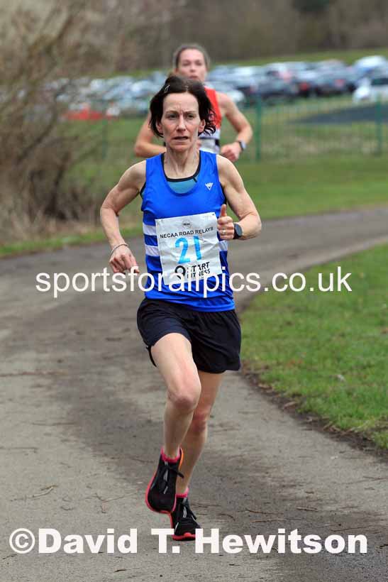 Senior Women and Veteran Women (Over 35s) and Vetreran Men (Over 50s), 2023 NECAA Royal Signals Relays, Hetton le Hole, County Durham. Photo: David T. Hewitson/Sports for All Pics